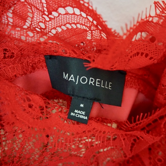 NWT Majorelle Courtney Lace Cold Shoulder Dress - Picture 8 of 8